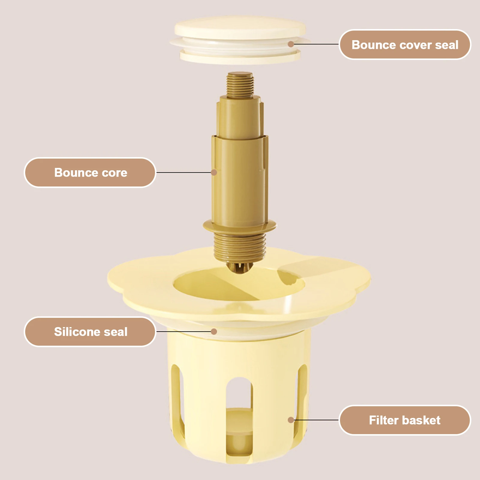 Universal Bathroom Floor Drain Creative Flower Shaped Press Plug For Floor Leachate Washing Sink Washbasin Bathroom Accessories
Universal Bathroom Floor Drain Creative Flower Shaped Press Plug For Floor Leachate Washing Sink Washbasin Bathroom Accessories