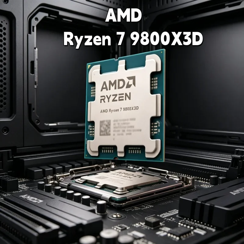AMD Ryzen 7 9800X3D Gaming Processor AM5 Interface 8C16T 4nm Manufacturing 96MB L3 Cache For Custom PC DDR5 120W
AMD Ryzen 7 9800X3D Gaming Processor AM5 Interface 8C16T 4nm Manufacturing 96MB L3 Cache For Custom PC DDR5 120W