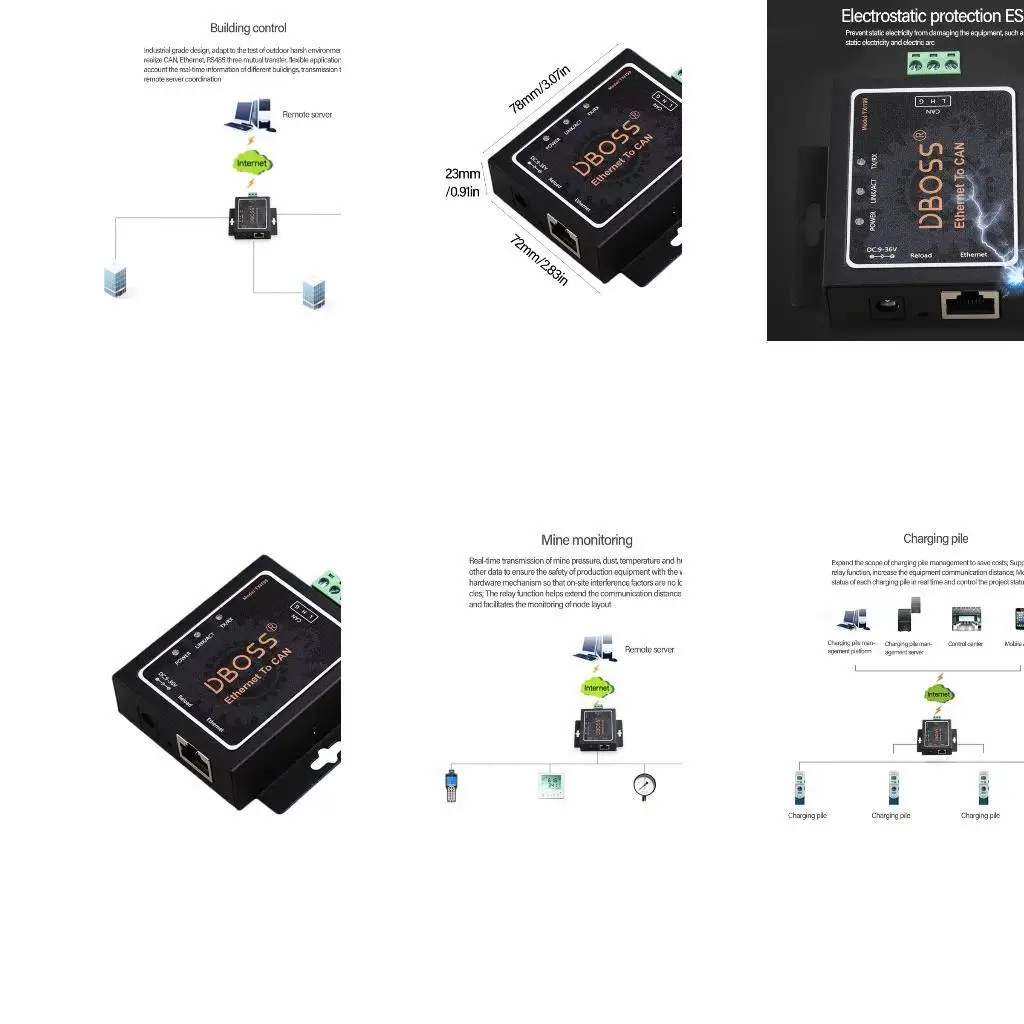 652F может в Ethernet Converter Data Damission Transmisional Converter для CAN для Ethernet RS485 Communication 
652F может в Ethernet Converter Data Damission Transmisional Converter для CAN для Ethernet RS485 Communication