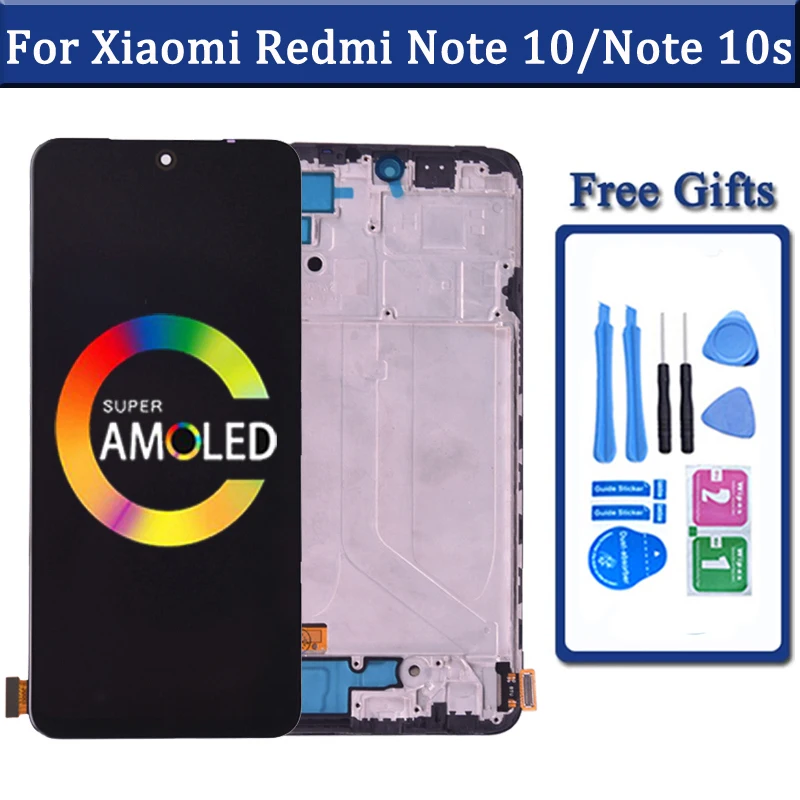 6,43 "Super Amoled для Xiaomi Redmi Note 10, ЖК-дисплей с дигитайзером сенсорного экрана в сборе для Redmi Note10S M2101K7AG, дисплей
6,43 "Super Amoled для Xiaomi Redmi Note 10, ЖК-дисплей с дигитайзером сенсорного экрана в сборе для Redmi Note10S M2101K7AG, дисплей