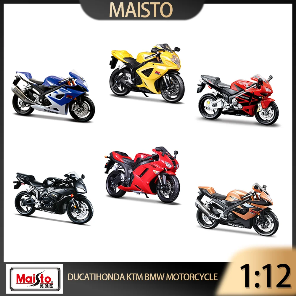 Maisto 1:12 Kawasaki Ninja ZX-6R Honda CBR1000RR Suzuki Motorcycle Simulation Alloy Model Ornament Collection Birthday Gift Toys
Maisto 1:12 Kawasaki Ninja ZX-6R Honda CBR1000RR Suzuki Motorcycle Simulation Alloy Model Ornament Collection Birthday Gift Toys
