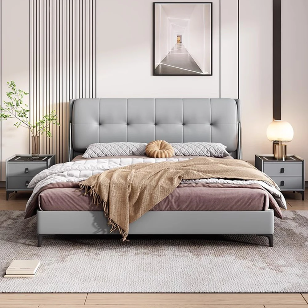 Europian Bedroom Bed Unique Minimalist Headboard Double Bed Sleeping 180x200 Camas De Matrimonio Dormitorio Home Decoration
Europian Bedroom Bed Unique Minimalist Headboard Double Bed Sleeping 180x200 Camas De Matrimonio Dormitorio Home Decoration