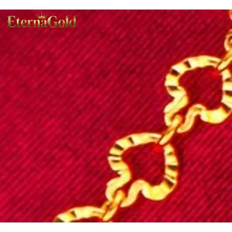 Браслет EternaGold из 24-каратного золота в форме витой веревки | Золото 999 пробы, 3D-плетеный узор, блестящая отделка, элегантный дизайн для повседневной носки.
Браслет EternaGold из 24-каратного золота в форме витой веревки | Золото 999 пробы, 3D-плетеный узор, блестящая отделка, элегантный дизайн для повседневной носки.