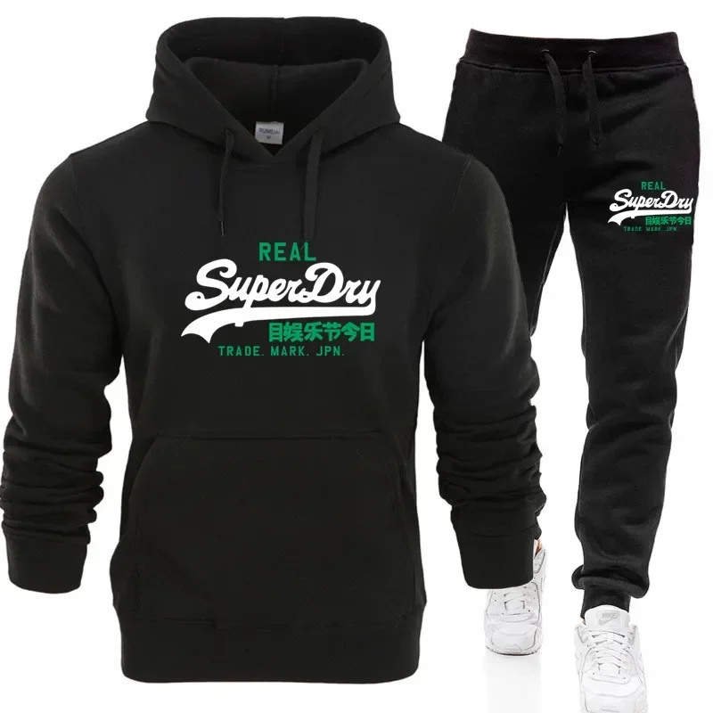 Spring and autumn trend men's hoodie + jogging pants two-piece set, men's and women's hoodie leisure sports set outdoor fitness
Spring and autumn trend men's hoodie + jogging pants two-piece set, men's and women's hoodie leisure sports set outdoor fitness