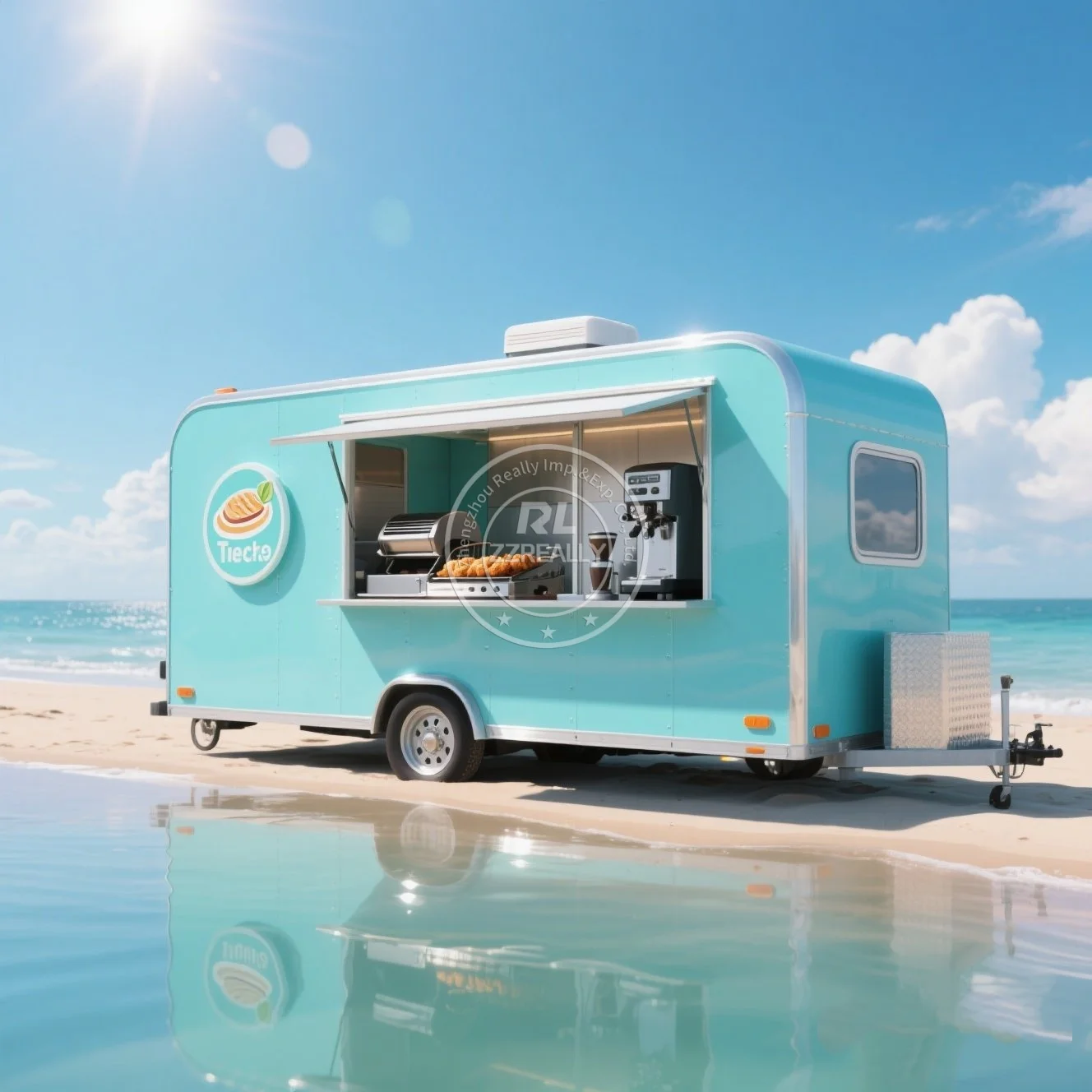 New Design Food Truck Mobile Kitchen Food Trailer 4m Square Hamburgers Pizza BBQ Fast Food Trailer for Sale
New Design Food Truck Mobile Kitchen Food Trailer 4m Square Hamburgers Pizza BBQ Fast Food Trailer for Sale
