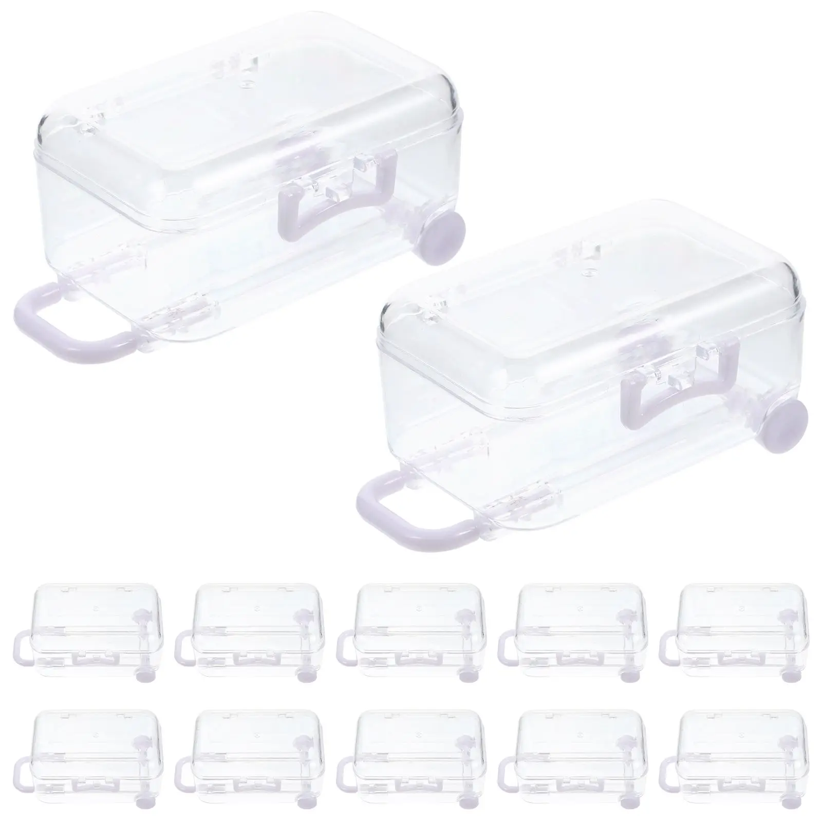 12 Pcs Gift Trolley Case Wedding Candies Box Bride Gifts Bags for Presents Mini Luggage
12 Pcs Gift Trolley Case Wedding Candies Box Bride Gifts Bags for Presents Mini Luggage