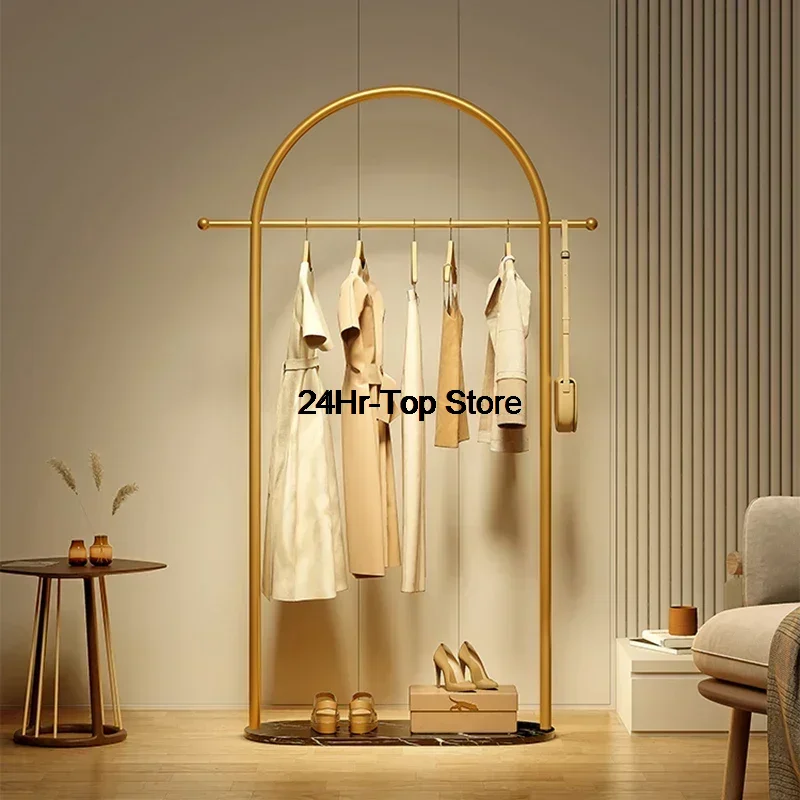 Aesthetic Minimalist Clothes Rack Metal Standing Girls Designer Display Clothes Rack Modern Nordic Perchero Household Goods
Aesthetic Minimalist Clothes Rack Metal Standing Girls Designer Display Clothes Rack Modern Nordic Perchero Household Goods