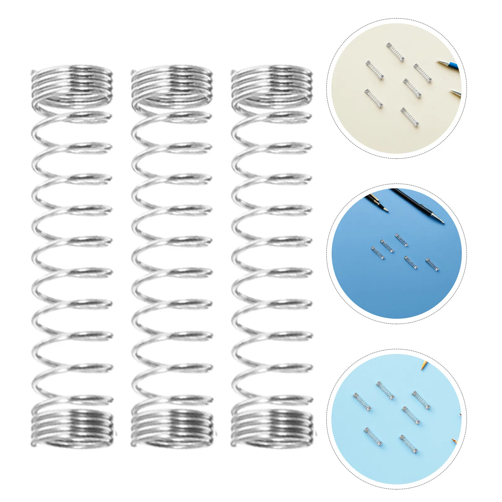 100Pcs Ballpoint Pen Springs Stainless Steel Small Compression Spring Action Replacement Pen Springs for School
100Pcs Ballpoint Pen Springs Stainless Steel Small Compression Spring Action Replacement Pen Springs for School