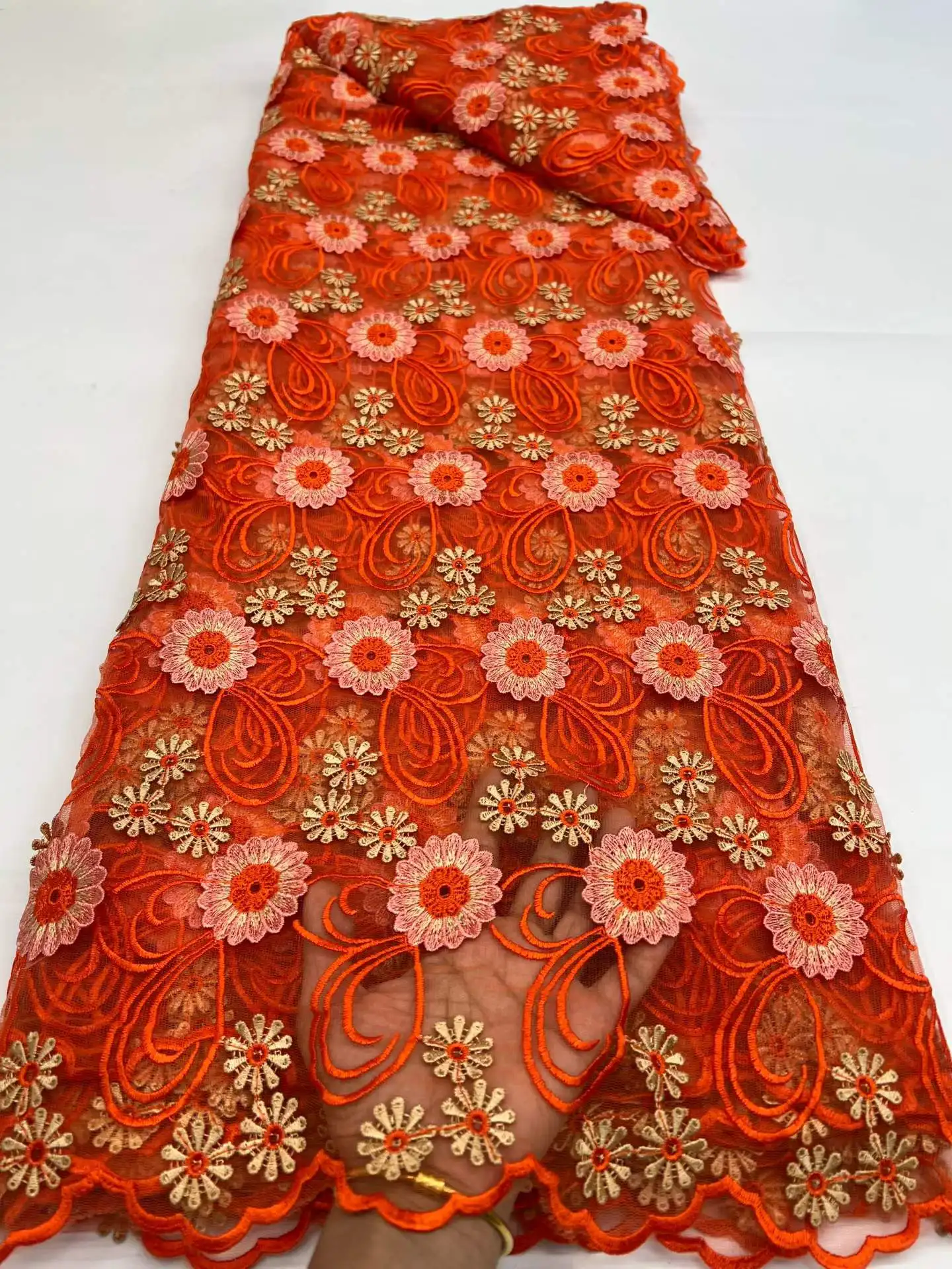 High Quality wholesale price French Net Lace For Women clothing 2026 African Lace Fabric For Party and Wedding Dresse 5Yadr
High Quality wholesale price French Net Lace For Women clothing 2026 African Lace Fabric For Party and Wedding Dresse 5Yadr