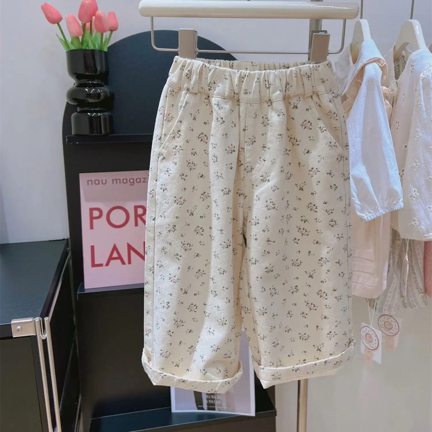 Baby Girls Pants Floral Loose Casual Fashion Straight 2024 Autumn New Pastoral Style Childrens Pants
Baby Girls Pants Floral Loose Casual Fashion Straight 2024 Autumn New Pastoral Style Childrens Pants