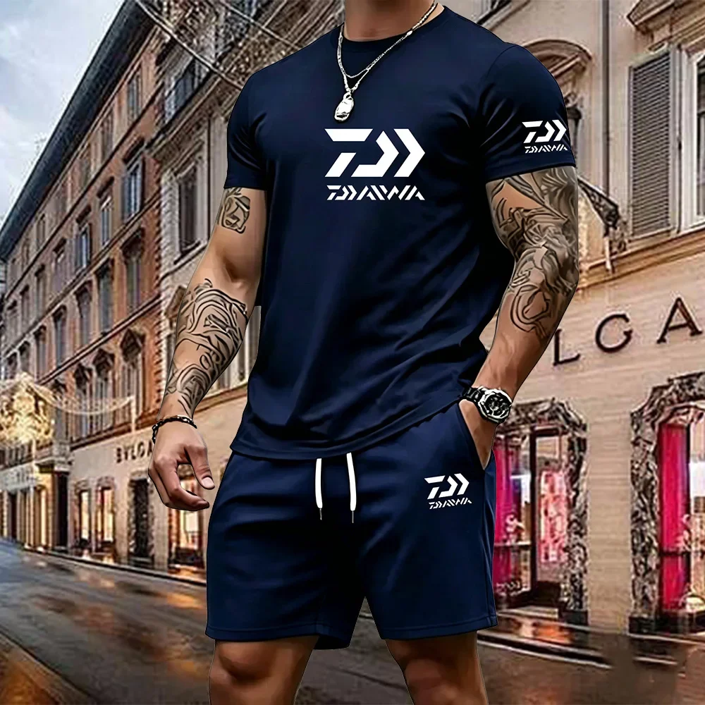 2026 Fashion New Summer Yamato Fishing T-shirt Men's Outdoor Pattern T-shirt Set Summer Casual Short Sleeve Set
2026 Fashion New Summer Yamato Fishing T-shirt Men's Outdoor Pattern T-shirt Set Summer Casual Short Sleeve Set