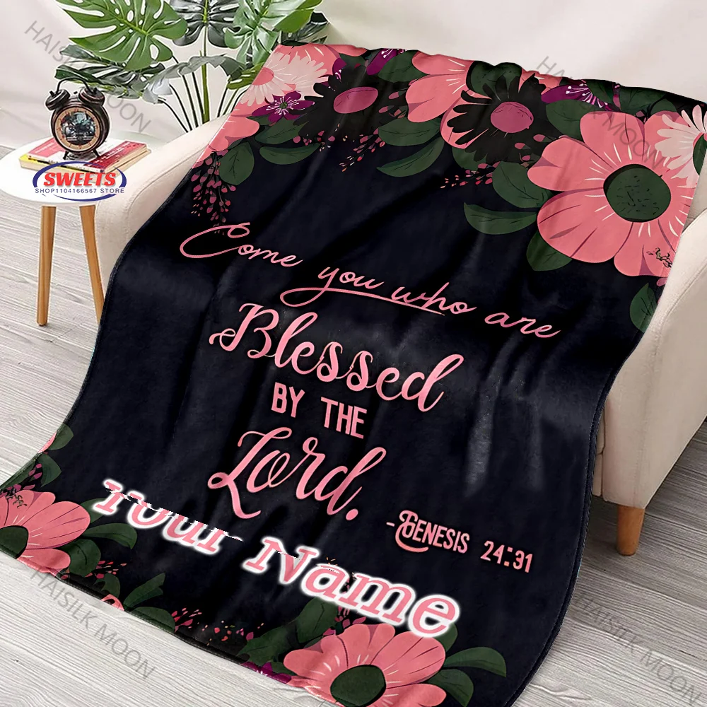 Customize Your Christian Bible Verse Blanket Personalized Name Customized Blanket Sofa Office Four Seasons Blanket Special Gift
Customize Your Christian Bible Verse Blanket Personalized Name Customized Blanket Sofa Office Four Seasons Blanket Special Gift