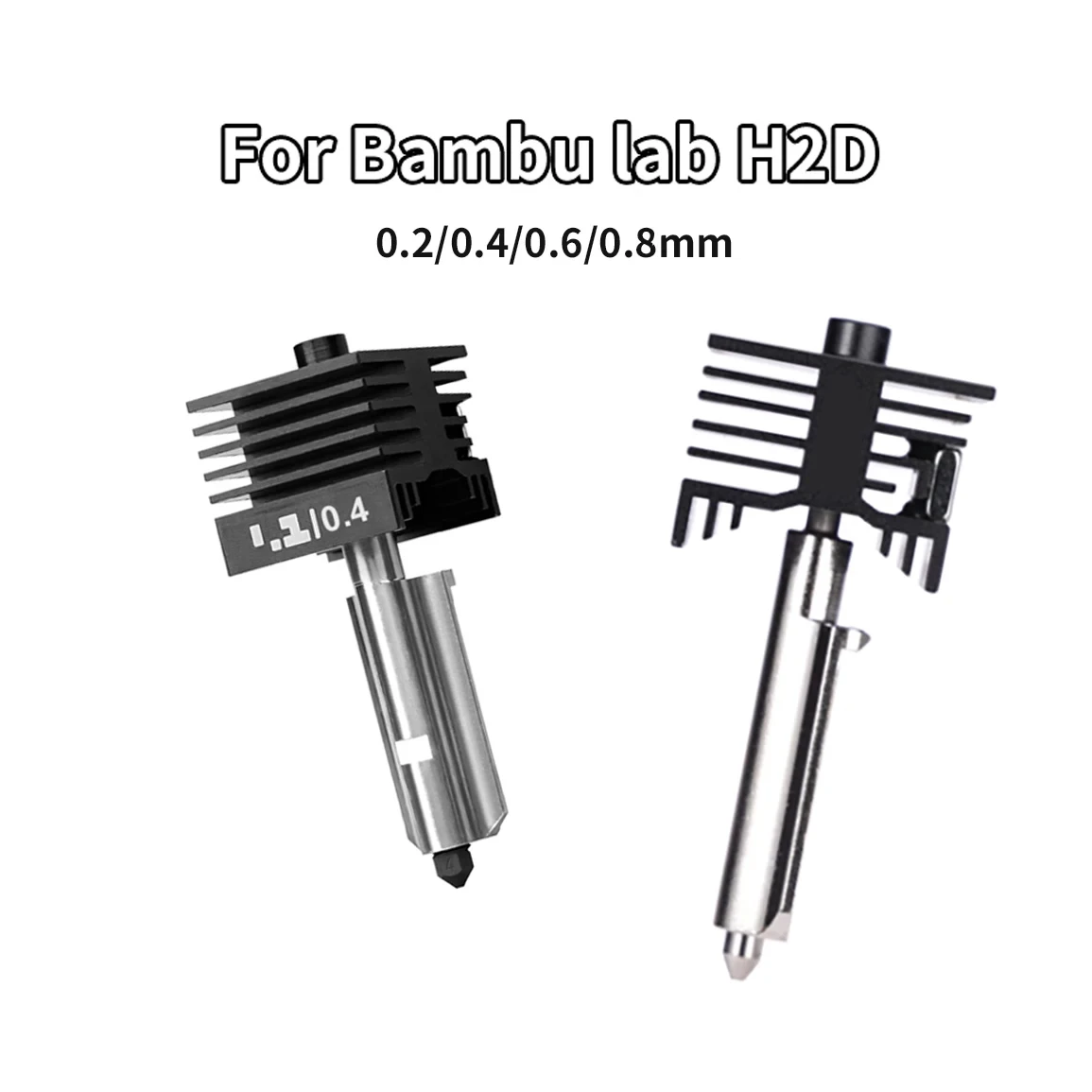 Original H2D H2S H2C Hotend Kit For Bambu Lab Fast Speed Hot End Assembly 0.2/0.4/0.6/0.8mm Hardened steel Nozzle 3D PrinterPart
Original H2D H2S H2C Hotend Kit For Bambu Lab Fast Speed Hot End Assembly 0.2/0.4/0.6/0.8mm Hardened steel Nozzle 3D PrinterPart