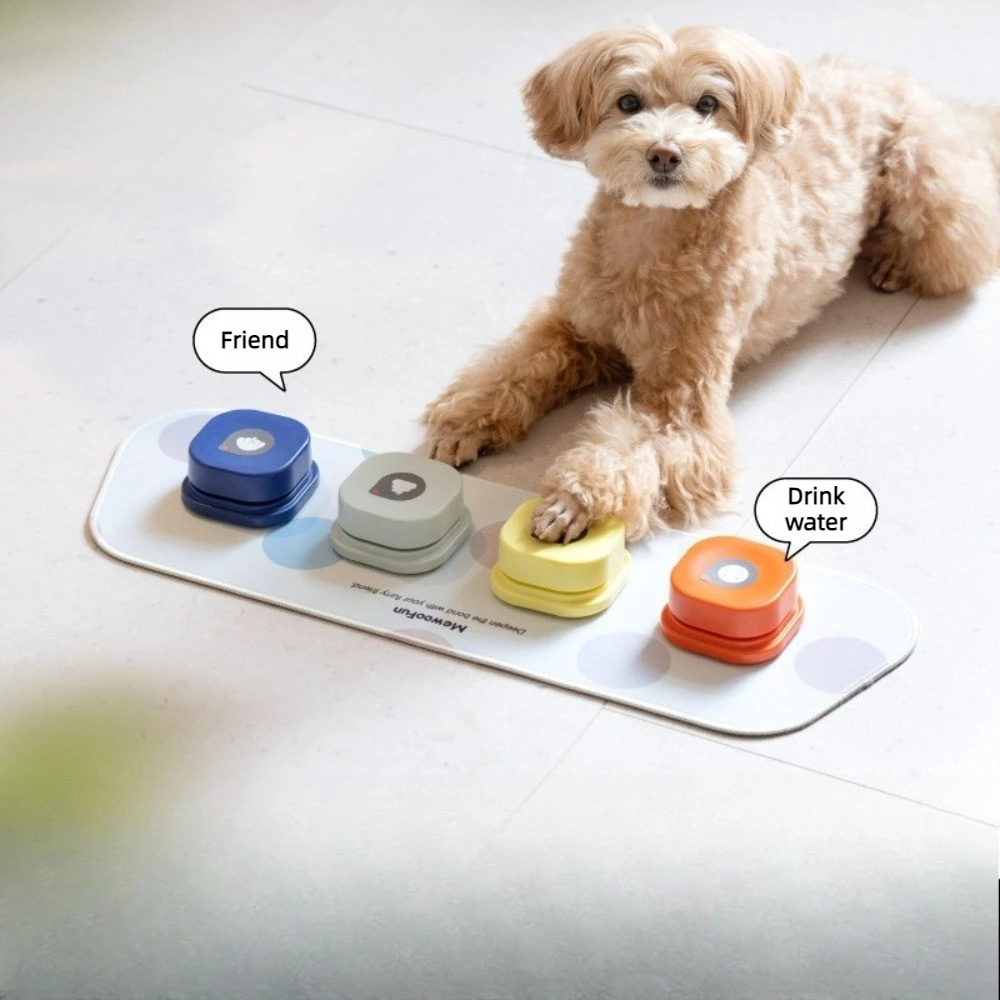 Recordable Pet Training Talking Buttons Anti-Slip Mat Interactive Communication Toy for Pet Behavioral Training 2/4/6 Buttons
Recordable Pet Training Talking Buttons Anti-Slip Mat Interactive Communication Toy for Pet Behavioral Training 2/4/6 Buttons