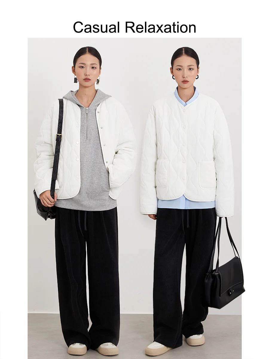 CasualRelaxation Women's Cotton Jaet Loose Fit ort Sle round Ne Lightweight White Color Winter New Arrival
CasualRelaxation Women's Cotton Jaet Loose Fit ort Sle round Ne Lightweight White Color Winter New Arrival