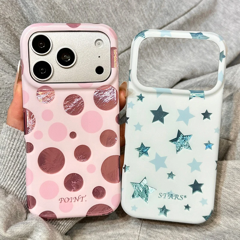 Simple Fashion Stars Wave Point Pattern Phone Case For iPhone 17 Pro Max 16 15 14 13 Shockproof Hard IMD TPU Back Cover
Simple Fashion Stars Wave Point Pattern Phone Case For iPhone 17 Pro Max 16 15 14 13 Shockproof Hard IMD TPU Back Cover