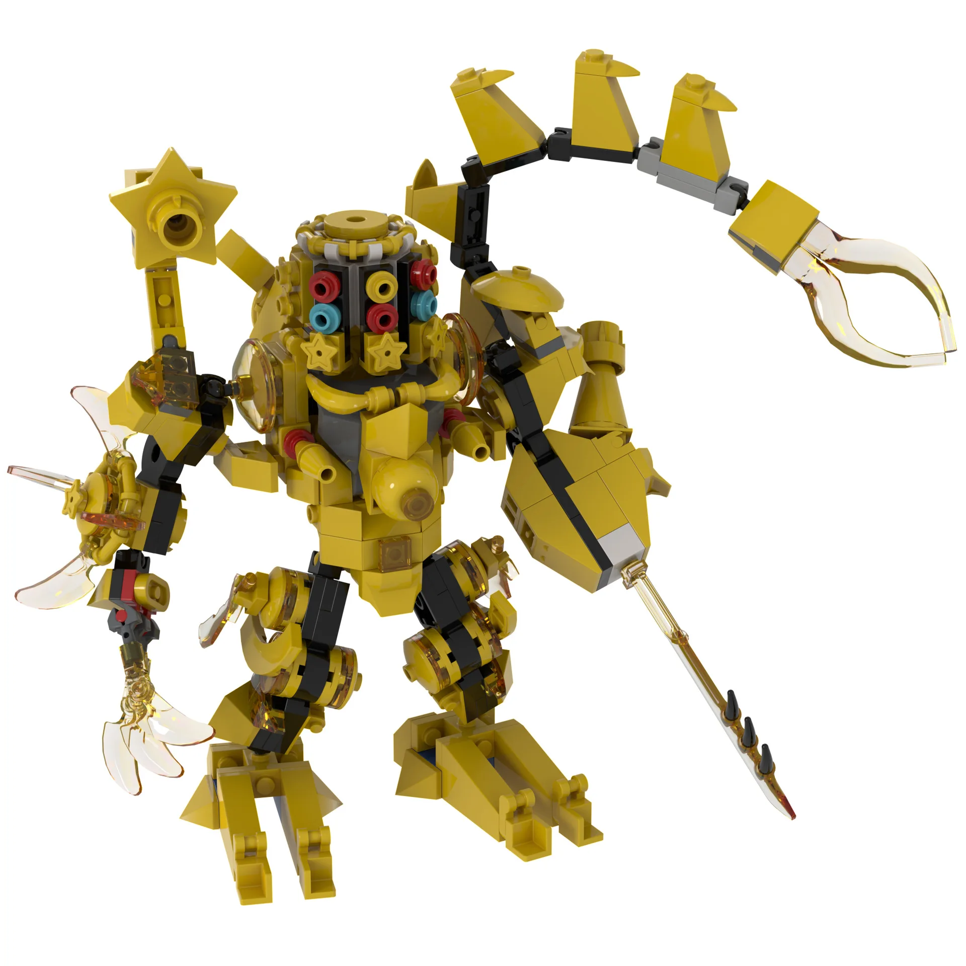 MOC Rainbow Warrior Yellow Mecha Building Block DIY Creative Small Particles Children's Educational Toys Bricks Children Gifts
MOC Rainbow Warrior Yellow Mecha Building Block DIY Creative Small Particles Children's Educational Toys Bricks Children Gifts