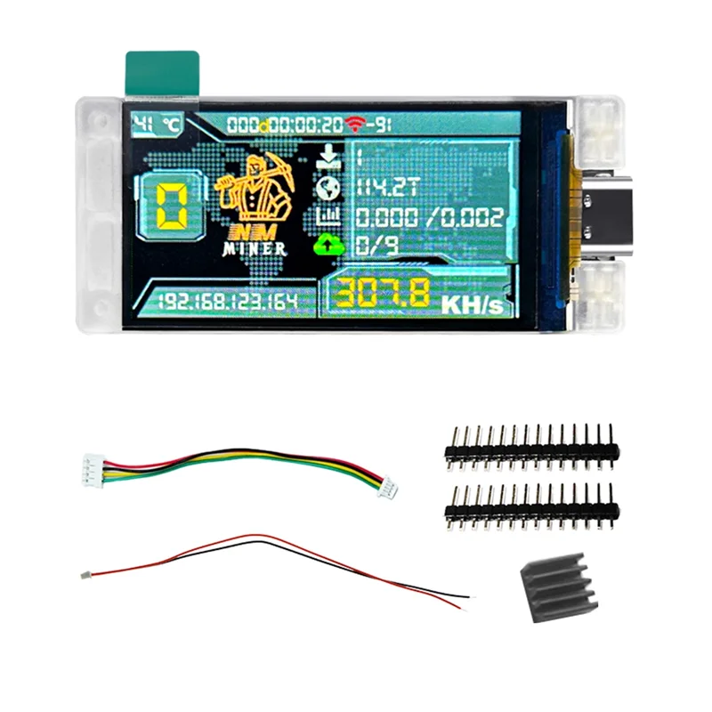 AT93-Upgrade Nerdminer 307KH/S BTC Solo Lottery Miner Bitcoin Crypto Miner Wi-Fi Connection Low Power Nerd Miner
AT93-Upgrade Nerdminer 307KH/S BTC Solo Lottery Miner Bitcoin Crypto Miner Wi-Fi Connection Low Power Nerd Miner
