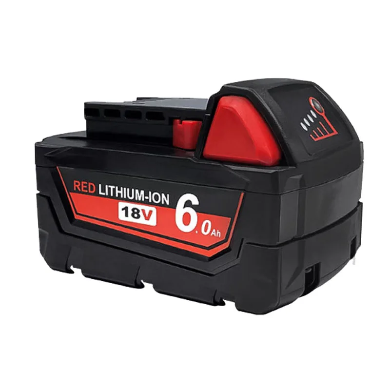 For Milwaukee M18 18V True Capacity Li-ion Battery 6000mAh Replacement for M18B5 XC Models 48-11-1815 2604-20 48-11-1850 2604-22
For Milwaukee M18 18V True Capacity Li-ion Battery 6000mAh Replacement for M18B5 XC Models 48-11-1815 2604-20 48-11-1850 2604-22