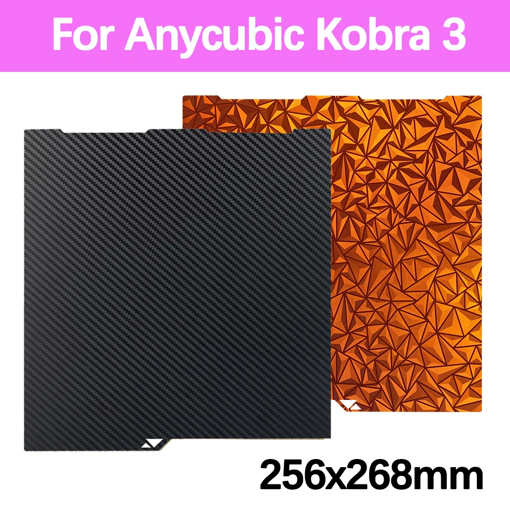 For Anycubic Kobra 3 Build Plate 256x268 PEI Spring Steel Sheet PEO PET PEY PEN Sheet Double Sided For Kobra 3 Combo Build Plate
For Anycubic Kobra 3 Build Plate 256x268 PEI Spring Steel Sheet PEO PET PEY PEN Sheet Double Sided For Kobra 3 Combo Build Plate