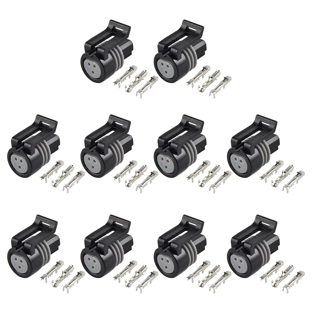 3 Pin Female Oil Pressure Sensor Connector Kit for GM Throttle Position Sensor for Holden LS 12078090 12103881 10pcs/set
3 Pin Female Oil Pressure Sensor Connector Kit for GM Throttle Position Sensor for Holden LS 12078090 12103881 10pcs/set