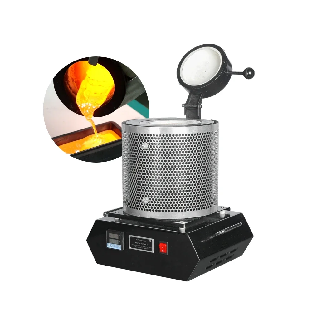Favorable price new design electric black melting induction furnace with capacity of 5KG for sale
Favorable price new design electric black melting induction furnace with capacity of 5KG for sale