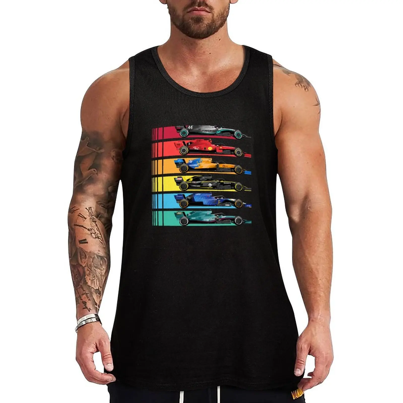 Formula Racing Cars (Navy Blue) Tank Top Sweat Resistant Tank Top Moisture Wicking Gym Wear
Formula Racing Cars (Navy Blue) Tank Top Sweat Resistant Tank Top Moisture Wicking Gym Wear