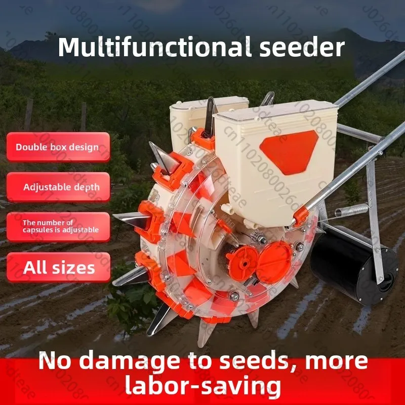 Ручная сеялка для сорго, проса, рапса, редиски, капусты, артефакта сельскохозяйственного посева
Ручная сеялка для сорго, проса, рапса, редиски, капусты, артефакта сельскохозяйственного посева