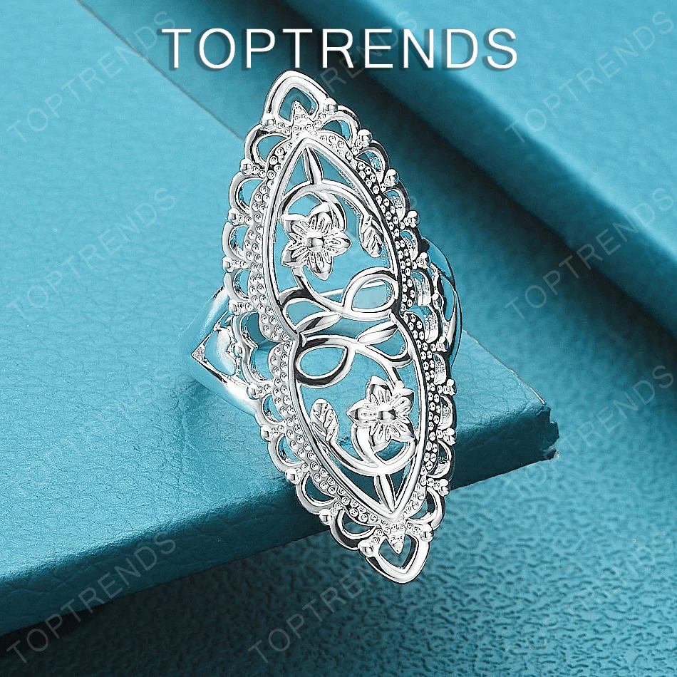 Sizes 6-10 925 Sterling Silver Vintage Engraved Flowers Ring For Women Exquisite Jewelry Accessories Anniversary Party Gifts
Sizes 6-10 925 Sterling Silver Vintage Engraved Flowers Ring For Women Exquisite Jewelry Accessories Anniversary Party Gifts
