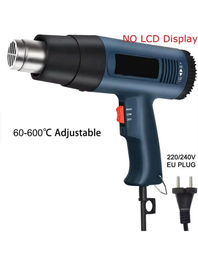 Industrial Heat Gun - Multipurpose Hot Air Dryer for Soldering Shrink Wrapping Paint Removal Crafts and DIY Projects
Industrial Heat Gun - Multipurpose Hot Air Dryer for Soldering Shrink Wrapping Paint Removal Crafts and DIY Projects