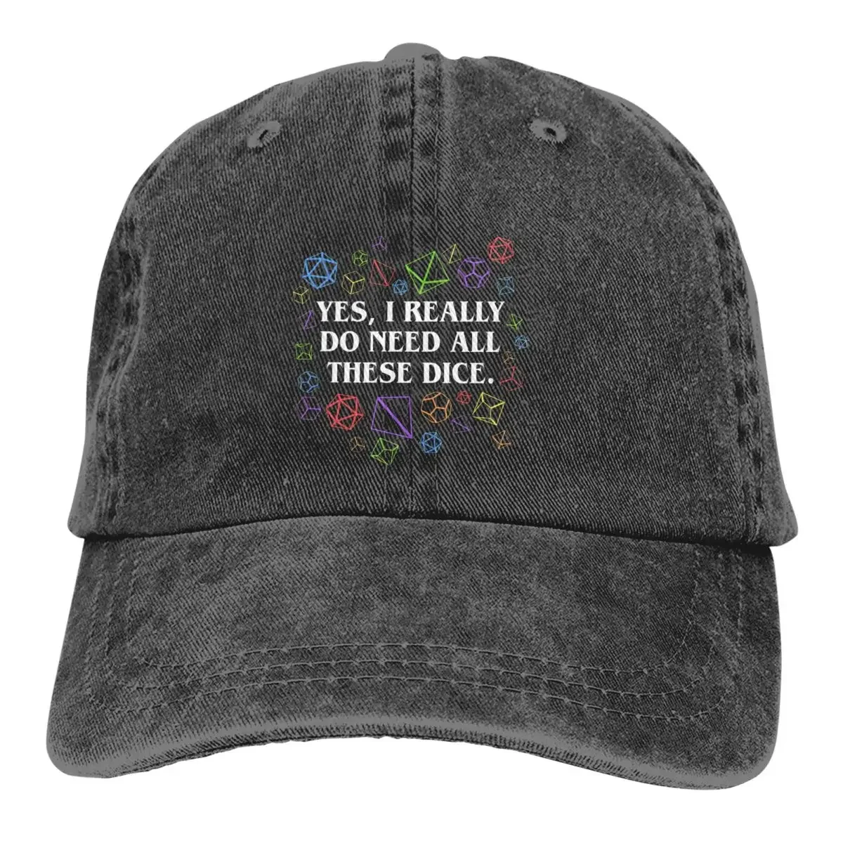 Pure Color Dad Hats Yes I Really Do Need All These Dice Women's Hat Sun Visor Baseball Caps DND Game Peaked Cap
Pure Color Dad Hats Yes I Really Do Need All These Dice Women's Hat Sun Visor Baseball Caps DND Game Peaked Cap