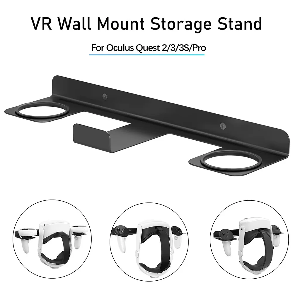 VR Save Space Wall Mount Storage Stand Hook - for Meta/Oculus Quest 2/Oculus Quest 3/ Quest 3S/Oculus Quest Pro
VR Save Space Wall Mount Storage Stand Hook - for Meta/Oculus Quest 2/Oculus Quest 3/ Quest 3S/Oculus Quest Pro