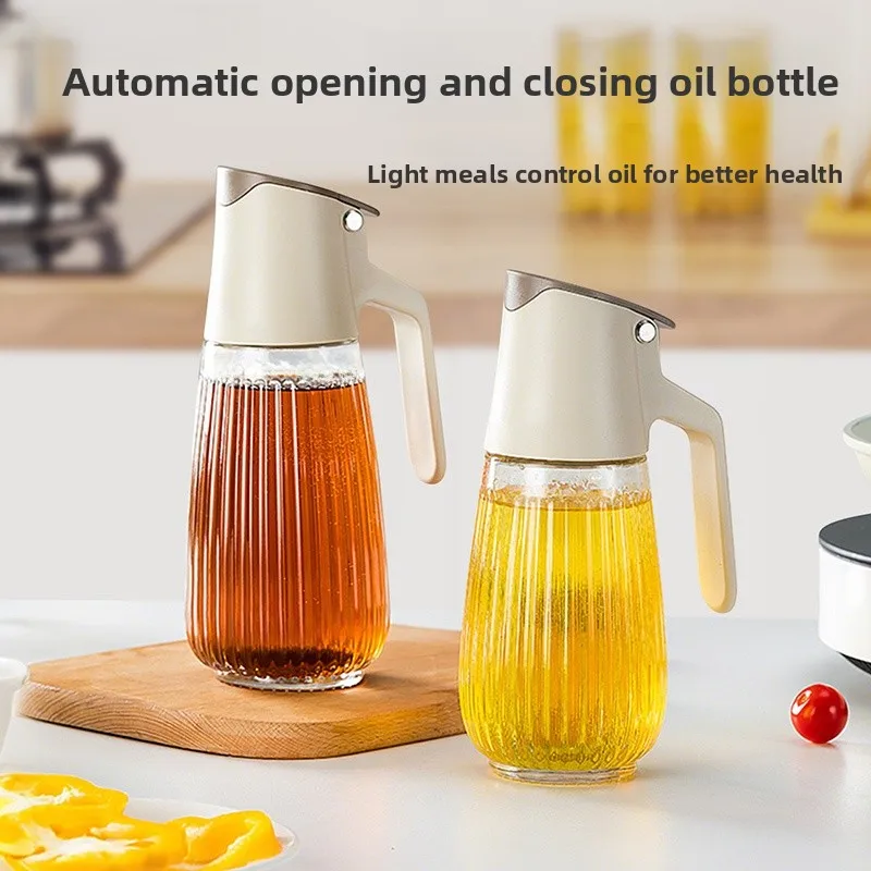 Large Capacity Glass Oil Bottle Kitchen Home Use Food Grade Seasoning Bottle Vinegar Soy Sauce Jar Modern Simple Style
Large Capacity Glass Oil Bottle Kitchen Home Use Food Grade Seasoning Bottle Vinegar Soy Sauce Jar Modern Simple Style