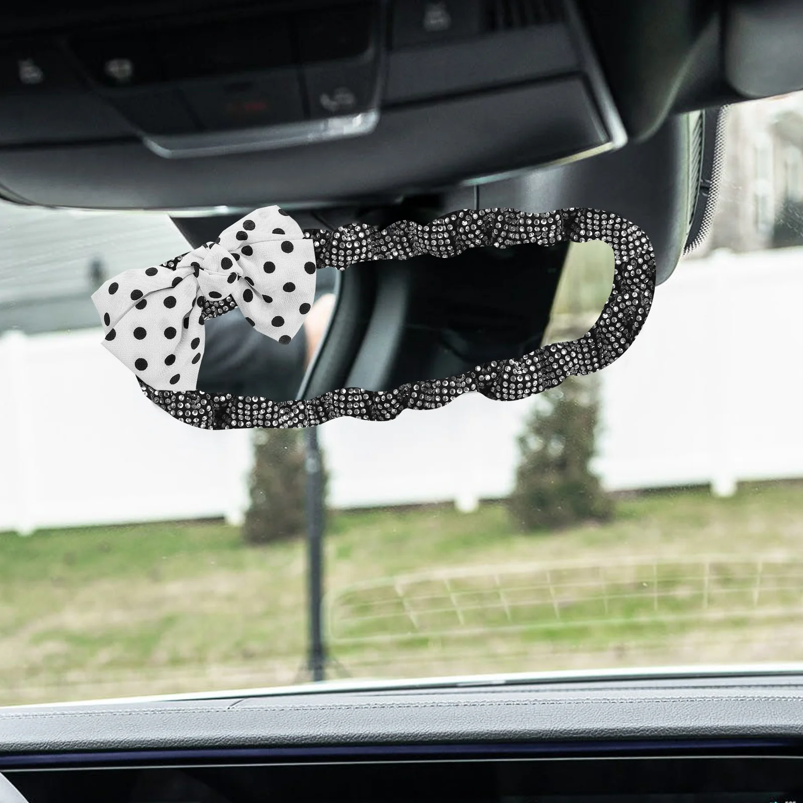 Rearview Mirror Cover Decorative Bling Auto Interior Protective Car Accessories Women Full Drilling Mirror Protector Vehicle
Rearview Mirror Cover Decorative Bling Auto Interior Protective Car Accessories Women Full Drilling Mirror Protector Vehicle