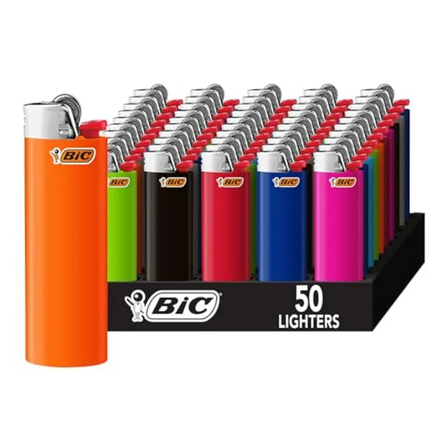 Classic Lighter, Assorted Colors, 50-Count Tray, Up to 2x the Lights Assortment of Colors May Vary
Classic Lighter, Assorted Colors, 50-Count Tray, Up to 2x the Lights Assortment of Colors May Vary