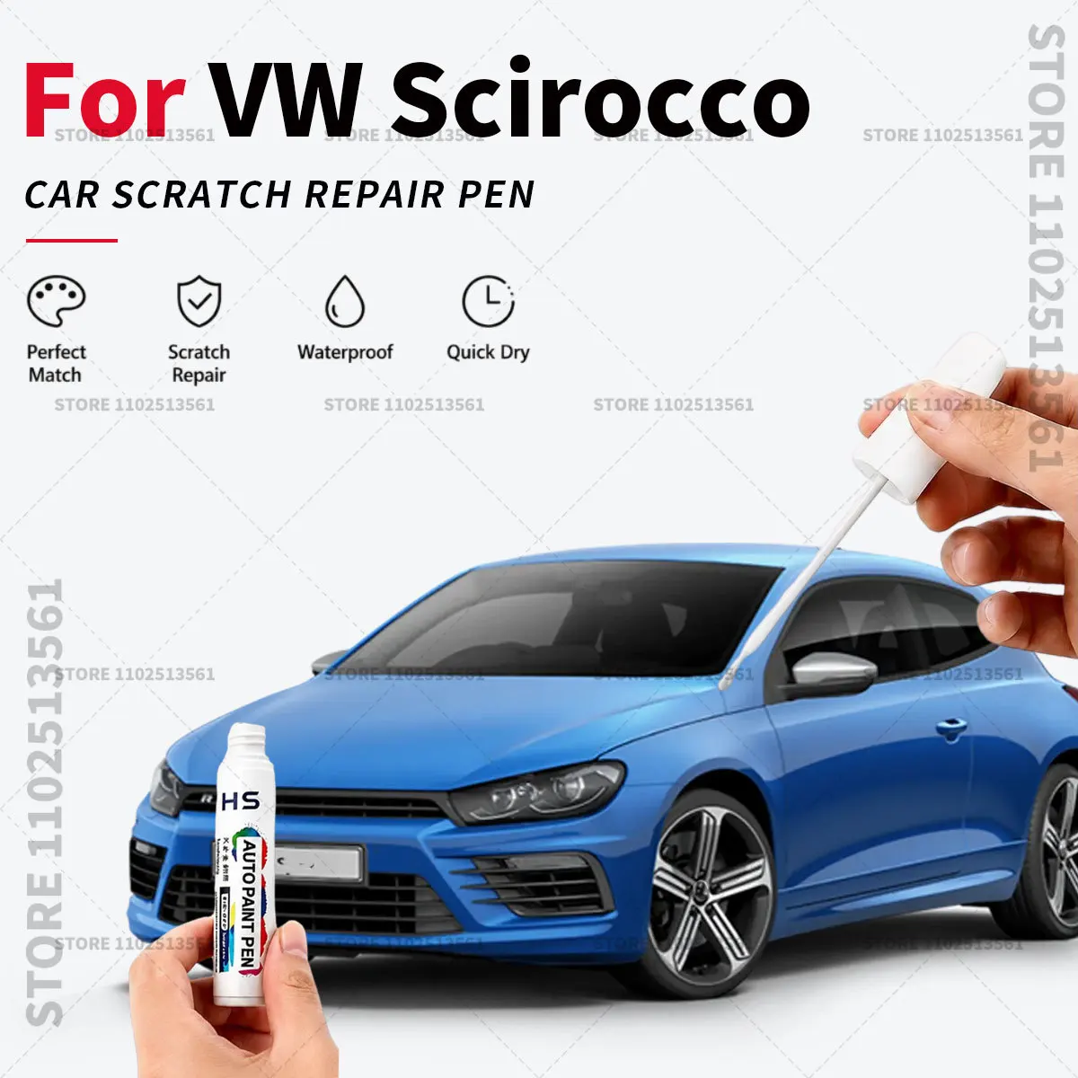 For VW Scirocco White Black Red Professional Car Touch Up Paint Pen Scratch Repair Paint Brush for Automotive Paint Restoration
For VW Scirocco White Black Red Professional Car Touch Up Paint Pen Scratch Repair Paint Brush for Automotive Paint Restoration