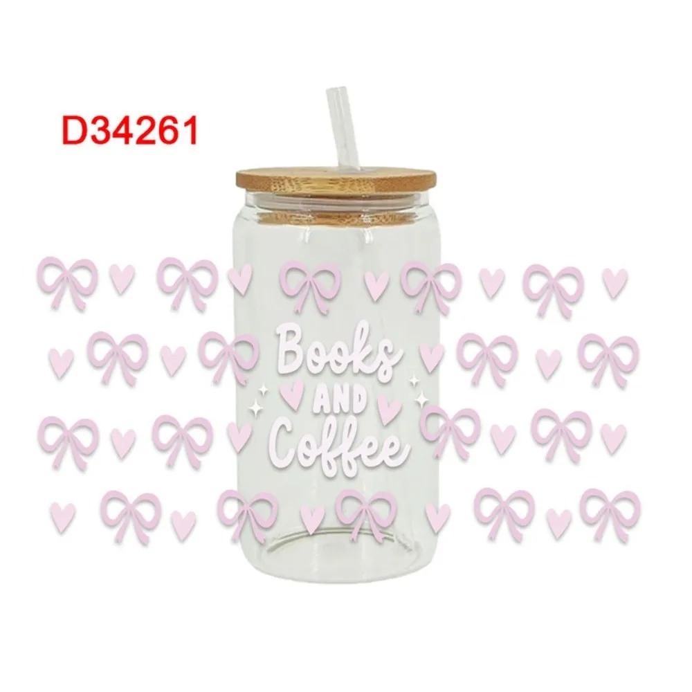 Creativity Waterproof UV DTF Transfer Sticker Smooth Clear Wrap Stickers DIY Pink Bow Decals For 16Oz Glass Cup
Creativity Waterproof UV DTF Transfer Sticker Smooth Clear Wrap Stickers DIY Pink Bow Decals For 16Oz Glass Cup