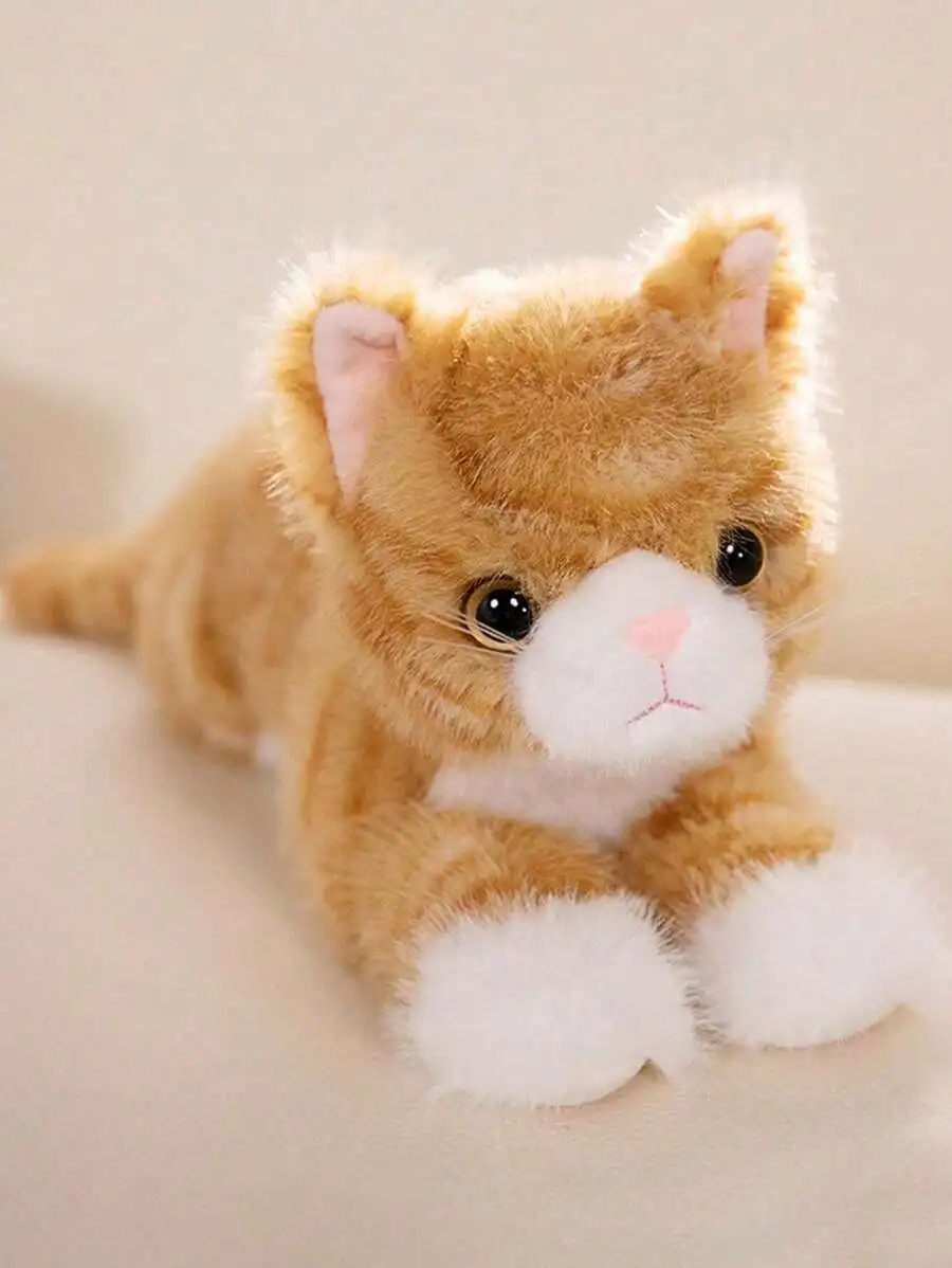 40cm Realistic Orange Cat Plush Toy Soft Stuffed Animal Kawaii Home Decoration Pillow
40cm Realistic Orange Cat Plush Toy Soft Stuffed Animal Kawaii Home Decoration Pillow