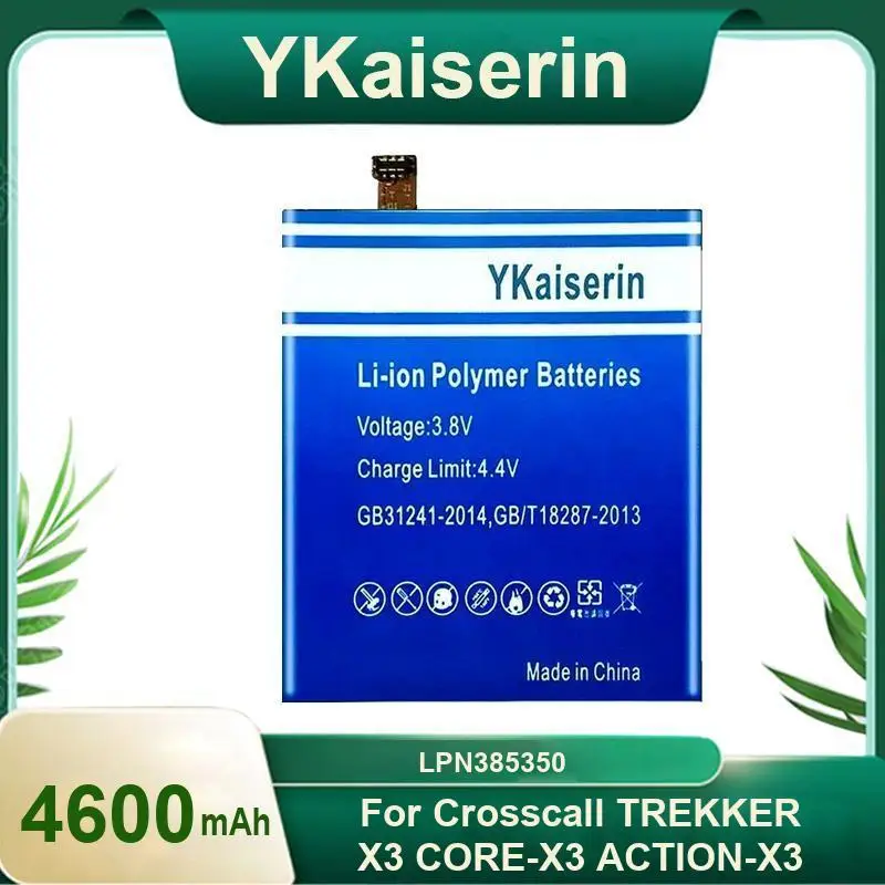 For Crosscall Trekker X3 Core-X3 Action-X3 Mobile Phone Battery 4600Mah High-Performance LPN385350 High-Capacity
For Crosscall Trekker X3 Core-X3 Action-X3 Mobile Phone Battery 4600Mah High-Performance LPN385350 High-Capacity