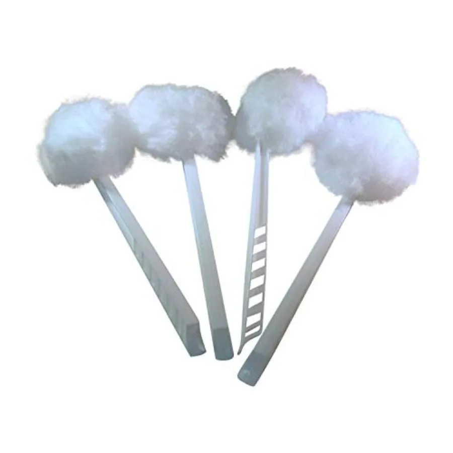 Metal Bowl Brush 4-Pack, White, Polyester, Reusable, Cleaning
Metal Bowl Brush 4-Pack, White, Polyester, Reusable, Cleaning