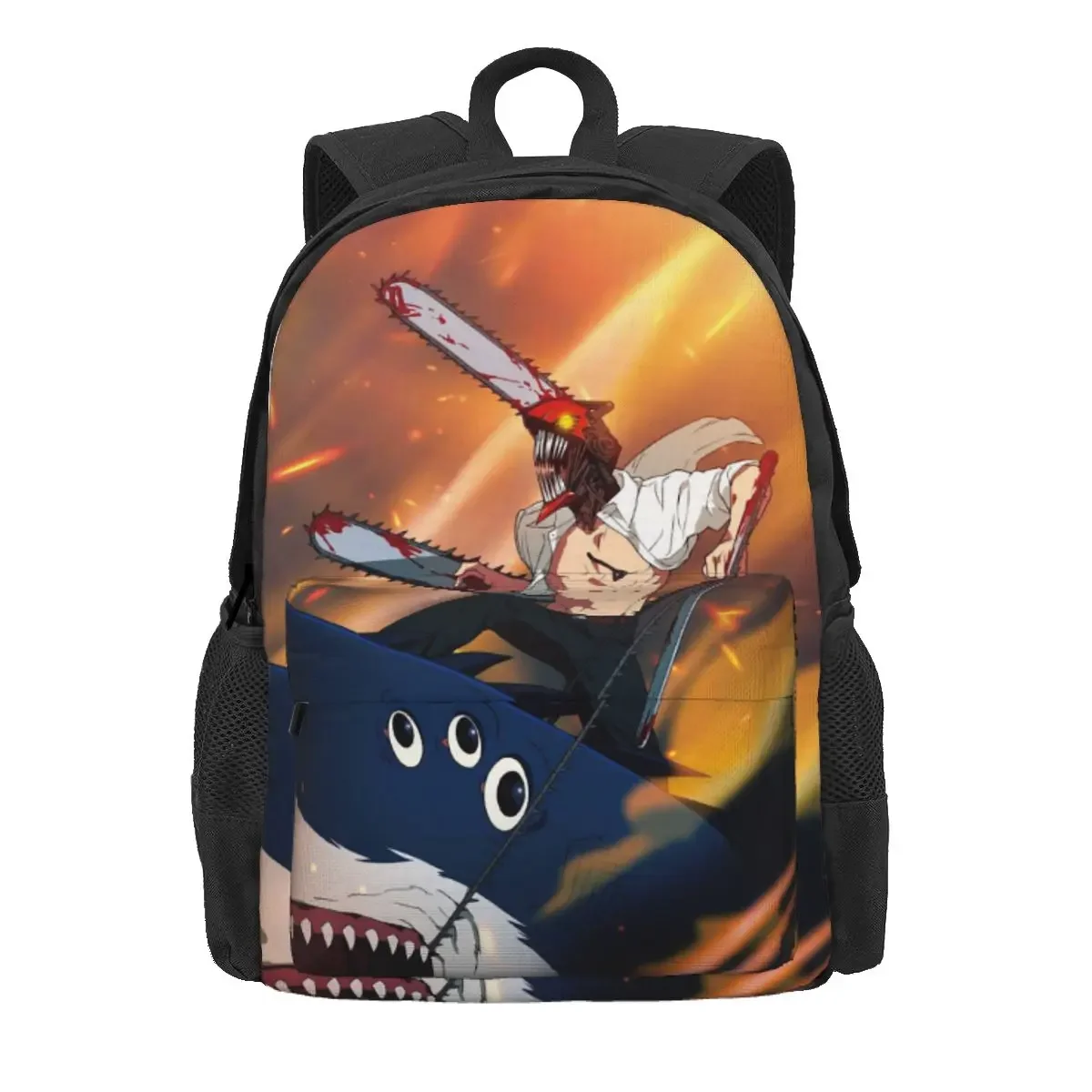 Shark And Denji Chainsaw Man Anime Backpack Daypack Large Capacity Children BookBag School Bag Shoulder Bags for Men Women
Shark And Denji Chainsaw Man Anime Backpack Daypack Large Capacity Children BookBag School Bag Shoulder Bags for Men Women