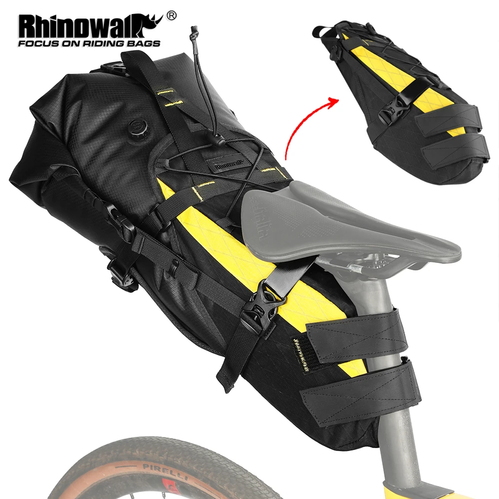 Велосипедная седельная сумка Rhinowalk, водонепроницаемая MTB дорожная сумка 14 л, складная задняя сумка на багажник, аксессуары для велосипедного дорожного багажа
Велосипедная седельная сумка Rhinowalk, водонепроницаемая MTB дорожная сумка 14 л, складная задняя сумка на багажник, аксессуары для велосипедного дорожного багажа