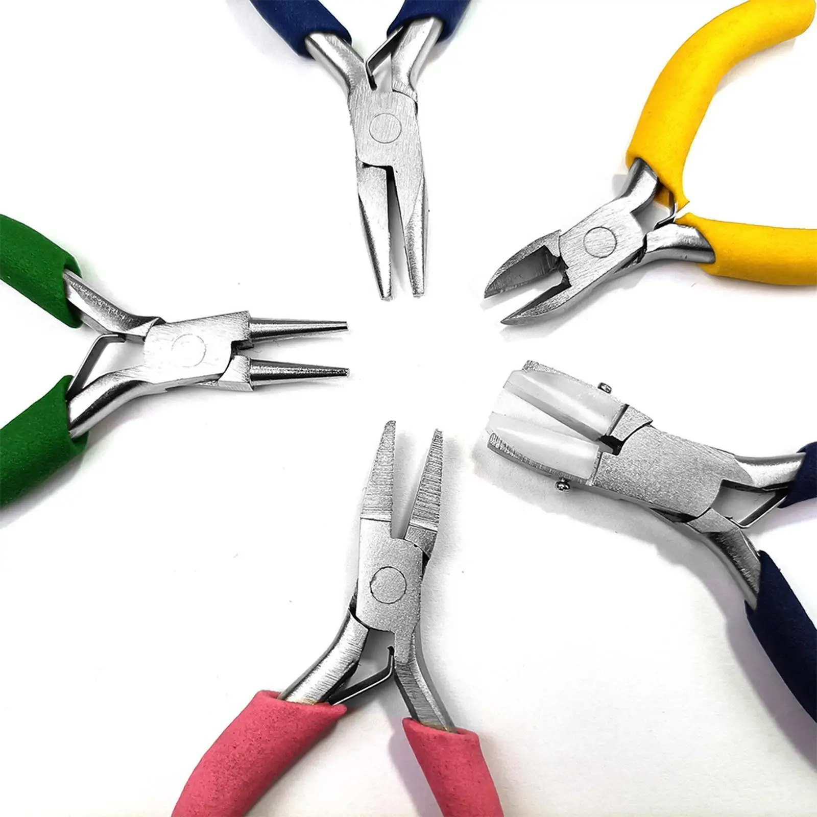 8x Jewelry Pliers Tools Kit Bead Spade Handcrafts Tweezers Jewelry Making Tools for Cutting Necklaces Pendant Beading Crimping
8x Jewelry Pliers Tools Kit Bead Spade Handcrafts Tweezers Jewelry Making Tools for Cutting Necklaces Pendant Beading Crimping