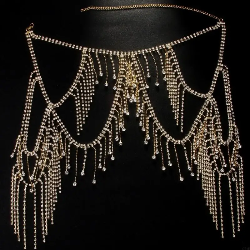 Versatile Layered Fringe Body Chain Crystal Rhinestones Shoulder Jewelry For Daily Or Event
Versatile Layered Fringe Body Chain Crystal Rhinestones Shoulder Jewelry For Daily Or Event