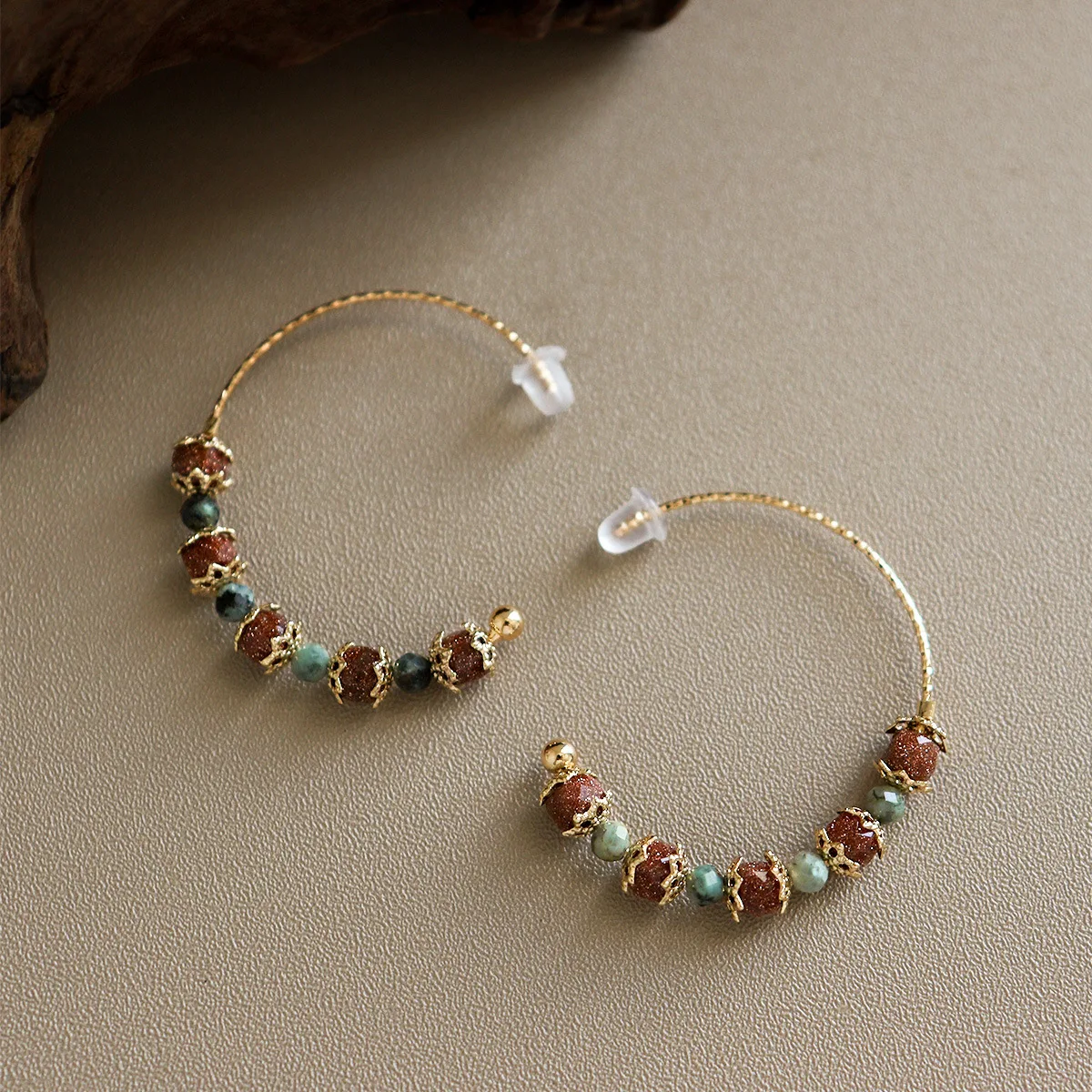 Red Natural Stone Semi Circle Women Hoop Earrings Fashion Gold-Plate Big Statement Round Party Wedding Ear Jewelry
Red Natural Stone Semi Circle Women Hoop Earrings Fashion Gold-Plate Big Statement Round Party Wedding Ear Jewelry