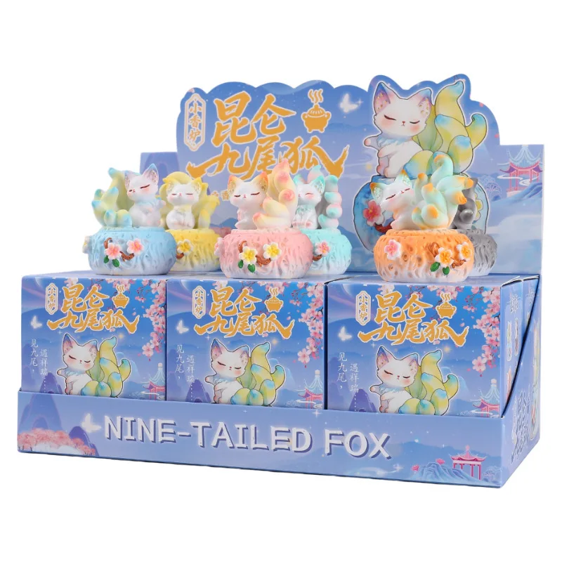 Kunlun Nine Tailed Fox Blind Box Aromatherapy Incense Burner Chinese Style Resin Figure Creative Home Desktop Ornament Adult
Kunlun Nine Tailed Fox Blind Box Aromatherapy Incense Burner Chinese Style Resin Figure Creative Home Desktop Ornament Adult