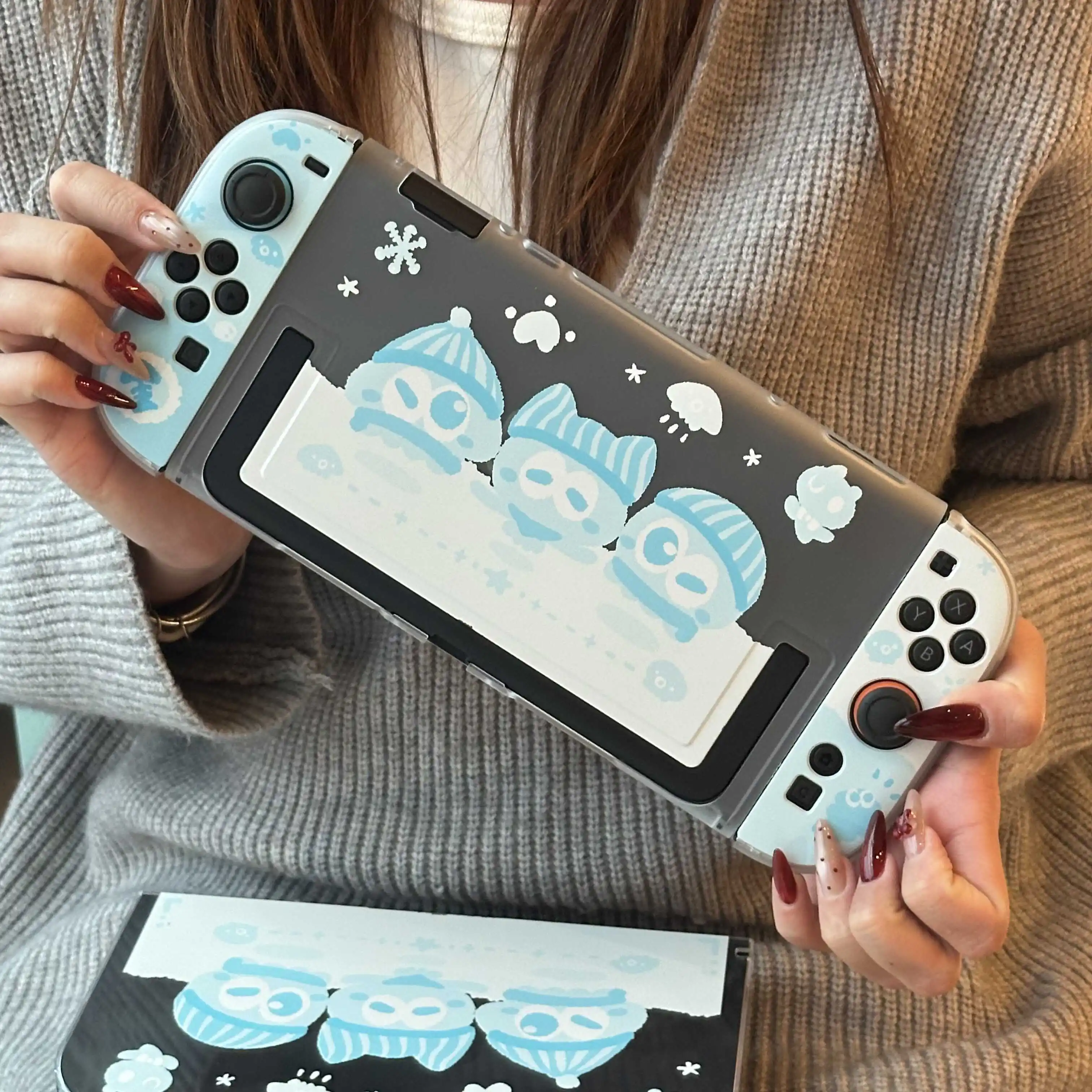 Новый милый защитный чехол для Nintendo Switch 2/OLED/LITE, прозрачный раздельный корпус для консоли и док-станции Joy-Con
Новый милый защитный чехол для Nintendo Switch 2/OLED/LITE, прозрачный раздельный корпус для консоли и док-станции Joy-Con