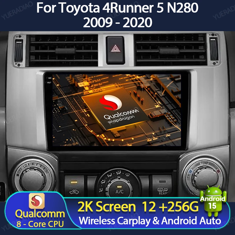 Android 15 Car Radio For Toyota 4Runner 5 N280 2009 - 2020 Head Unit GPS NAVI 4G WIFI 2DIN Multimedia Stereo Video Player BT
Android 15 Car Radio For Toyota 4Runner 5 N280 2009 - 2020 Head Unit GPS NAVI 4G WIFI 2DIN Multimedia Stereo Video Player BT