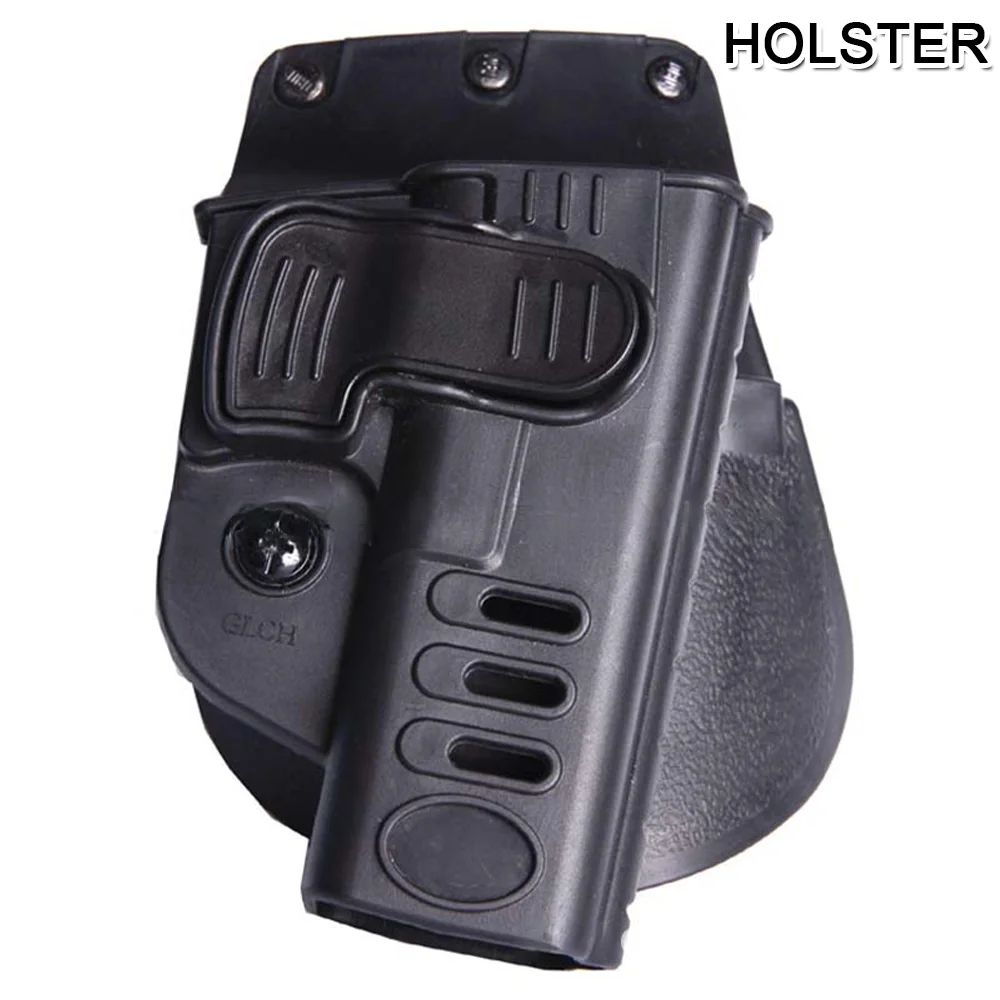 1Pc Tactical Hunting Pistol Holster Right Hand Quick Draw Gun Holder Belt Clip Shooting Accessories Glock 17 19 22 23 34
1Pc Tactical Hunting Pistol Holster Right Hand Quick Draw Gun Holder Belt Clip Shooting Accessories Glock 17 19 22 23 34