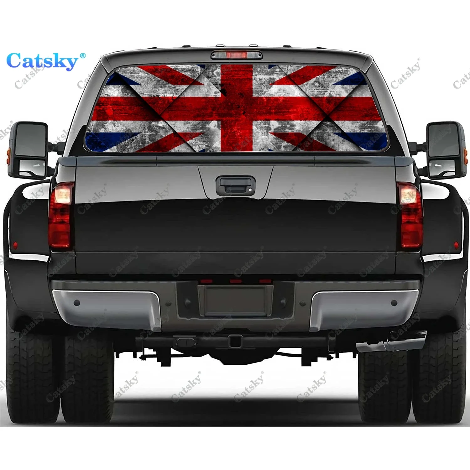 British Flag Truck Rear Window Decal Sticker Graphic PVC Material Truck Sticker Perforated Vinyl Truck Universal
British Flag Truck Rear Window Decal Sticker Graphic PVC Material Truck Sticker Perforated Vinyl Truck Universal